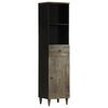 vidaXL Badkamerkast 38x33x160 cm massief mangohout