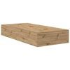 vidaXL Opbergbedframe Artisan Eiken 80 x 200 cm Bewerkt hout