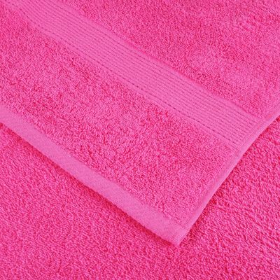 vidaXL Saunadoeken 10 st 600 g/m² 80x200 cm 100% katoen roze