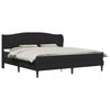 vidaXL Bedframe met hoofdeinde Zwart 200 x 200 cm Kunstleer