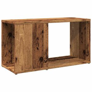 vidaXL Tv-meubel 60x24x32 cm bewerkt hout oud houtkleurig