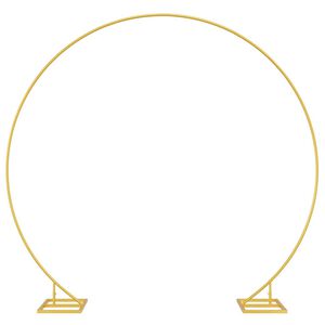 vidaXL Trouwrand Goud 220 x 45 x 200 cm Staal
