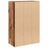 vidaXL Boekenkast 60,5x30x90 cm bewerkt hout oud houtkleurig