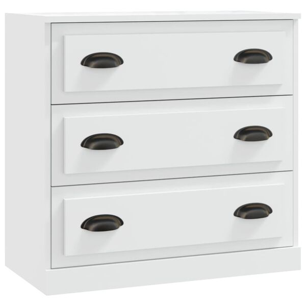 vidaXL Dressoir 70x35,5x67,5 cm bewerkt hout wit
