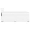 vidaXL Boxspring met matras kunstleer wit 100x200 cm