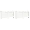 vidaXL Radiatorombouwen 2 st 172x19x81,5 cm MDF wit