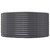 vidaXL Plantenbak 447x140x68 cm gegalvaniseerd staal antracietkleurig