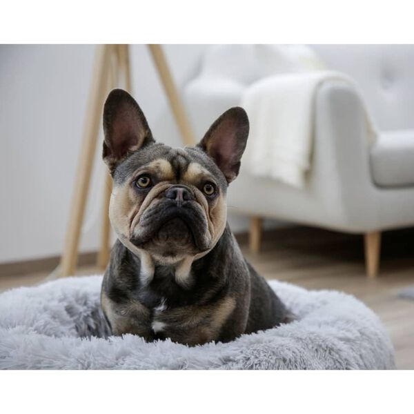 Kerbl Hondenbed Fluffy comfortabel 18 cm lichtgrijs