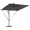 vidaXL Cantilever Banana Parasol Antraciet 249 x 249 x 250 cm