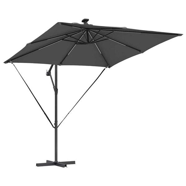vidaXL Cantilever Banana Parasol Antraciet 249 x 249 x 250 cm