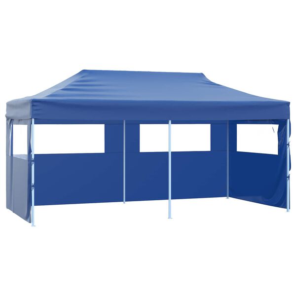 vidaXL Partytent Blauw 291 x 580 x 315 cm Oxford Stof