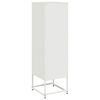 vidaXL Hoge kast 36x39x123 cm staal wit