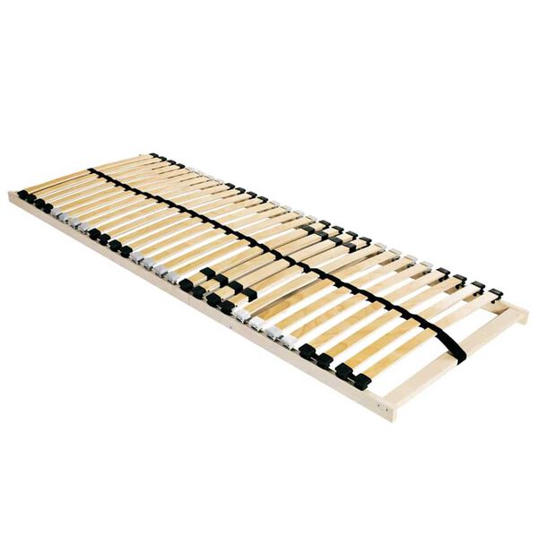 vidaXL Lattenbodem Bruin 90 x 190 cm Massief beukenhout