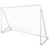 vidaXL Voetbaldoelset hoogwaardig 240x90x150 cm staal