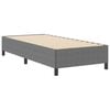 vidaXL Bedframe Lichtgrijs 90 x 190 cm Katoenen stof