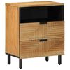 vidaXL Nachtkastje 50x33x60 cm massief mangohout bruin