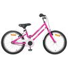vidaXL Kinderfiets 24 Inch voor 8-12 jaar oud Roze Wit