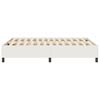 vidaXL Platform bedframe Cr&egrave;me 140 x 200 cm Katoen Stof