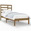 vidaXL Bedframe massief hout honingbruin 90x200 cm
