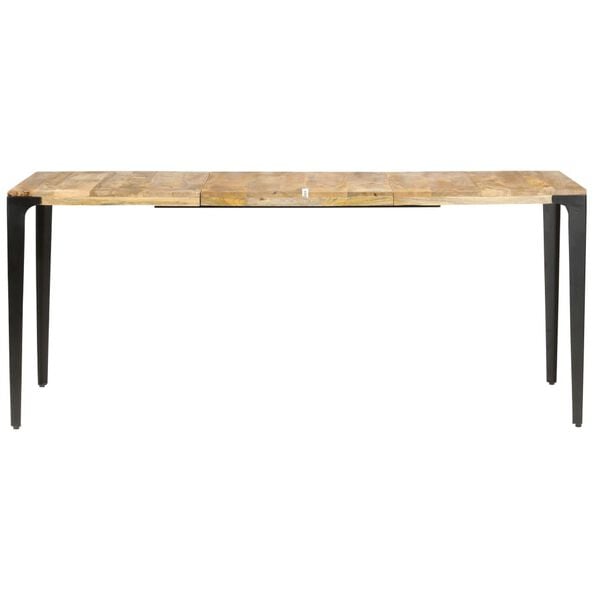 vidaXL Eettafel 180x90x76 cm massief mangohout