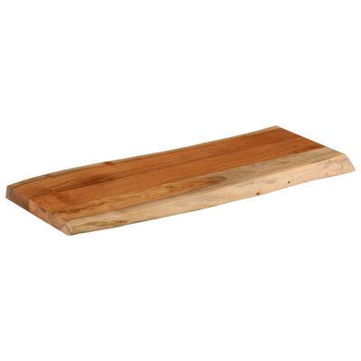 vidaXL Tafelblad rechthoekig natuurlijke rand 100x40x3,8 cm acaciahout