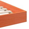 vidaXL Bedframe Wasbruin 100 x 210 cm Massief grenenhout