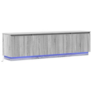 vidaXL TV-kast 180 x 38 x 49 cm Grijs Sonoma Bewerkt hout