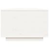 vidaXL Salontafel 80x50x35,5 cm massief grenenhout wit