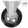 vidaXL 16 st Wielen vast 160 mm