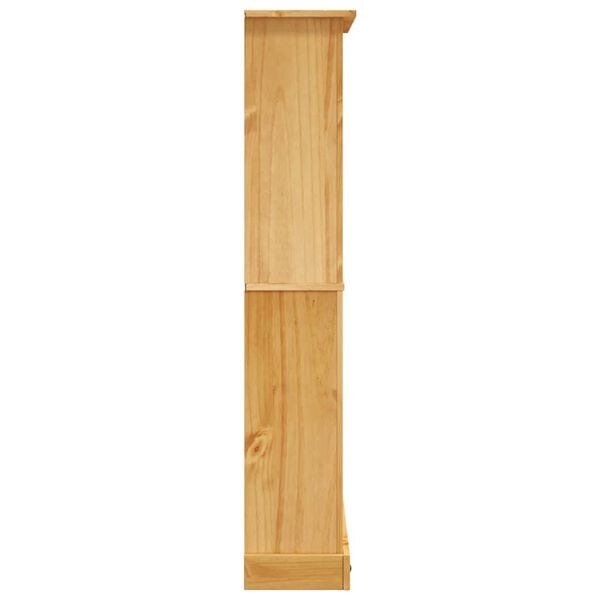 vidaXL Boekenkast grenenhout met 4 planken Corona-stijl 80x29x150 cm