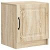 vidaXL Nachtkastje Sonoma Eiken 43 x 34,5 x 47 cm Bewerkt hout