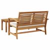 vidaXL Tuin Sofa Set Naturel Massief teakhout