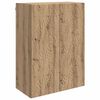 vidaXL Wandkast 66 x 34,5 x 90 cm Bewerkt hout Artisanaal eiken