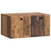 vidaXL Wandbeugel TV-kast 59,5 x 41 x 30 cm Oud hout Bewerkt hout