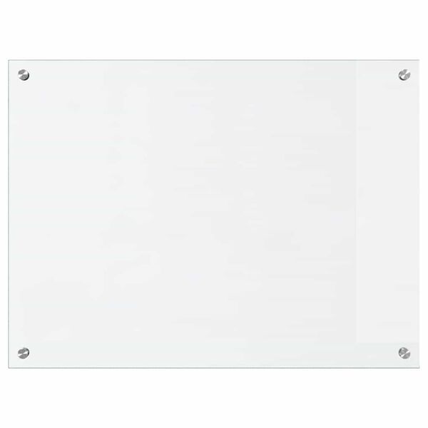 vidaXL Keuken Achterwand Doorzichtig 80 x 60 cm gehard glas