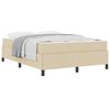 vidaXL Boxspringbed Cr&egrave;me 140 x 200 cm Stof