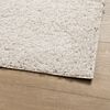 vidaXL Vloerkleed PAMPLONA shaggy hoogpolig modern 120x120 cm cr&egrave;me