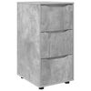 vidaXL Opbergkast Beton Grijs 40 x 48 x 81 cm Bewerkt hout