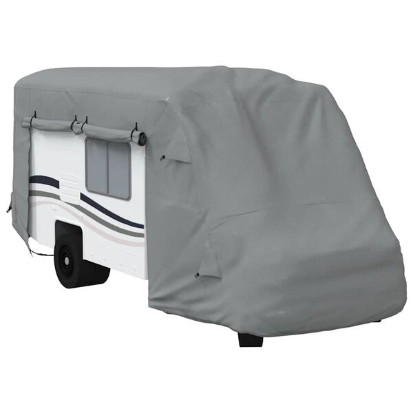 vidaXL Camperhoezen 610x235x275 cm vliesvlies grijs