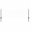 vidaXL zeshoekig gaasgek met palen 100 x 0,5 m PVC-Coated Staal Groen