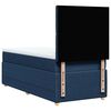 vidaXL Boxspring met matras stof blauw 90x190 cm