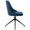 vidaXL Eetkamerstoelen 2 st fluweel blauw