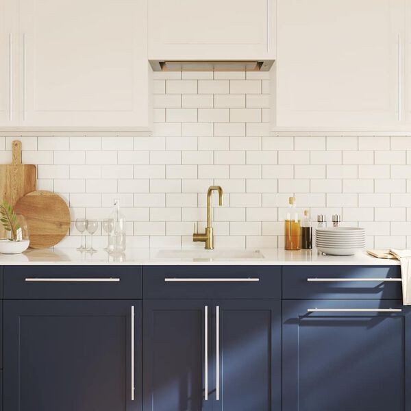 vidaXL Handvatten 5 st 320 mm roestvrij staal zilverkleurig