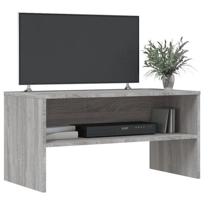 vidaXL Tv-meubel 80x40x40 cm bewerkt hout grijs sonoma eikenkleurig