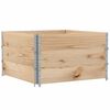 vidaXL Plantenbak 100x100 cm massief grenenhout