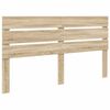vidaXL Hoofdbord Sonoma Eiken Bewerkt hout