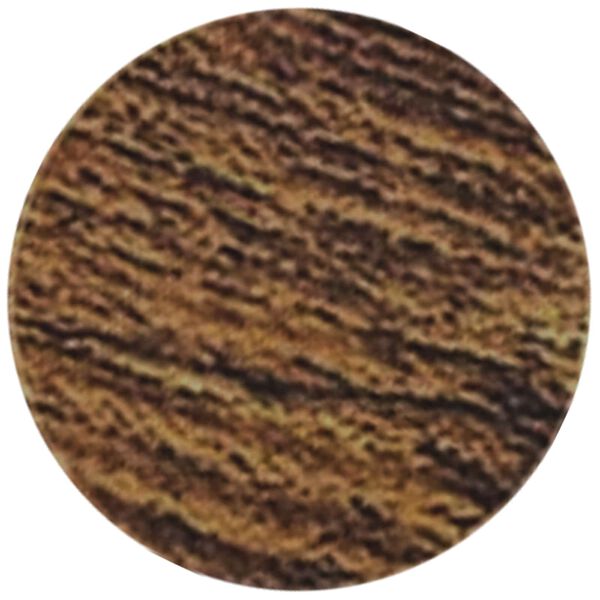 vidaXL Zelfklevende Schroefhoes 12 pcs Gerookt eiken &Oslash; 20 x 0,5 mm