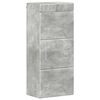 vidaXL Badkamer wandkast TULUM Beton Grijs 37 x 24,5 x 86 cm