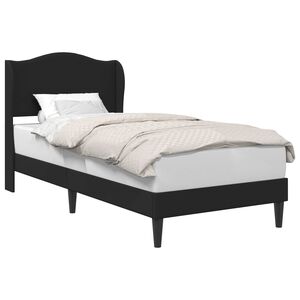 vidaXL Bedframe met hoofdeinde Zwart 100 x 200 cm Kunstleer