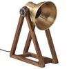 vidaXL Bureaulamp 25 W E27 30x17x40 cm antiek messingkleurig